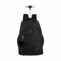 Mochila Carrinho Grande Capricho Crush - Preto