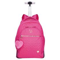 Mochila Carrinho Grande Capricho Crush Rosa Mochila Carrinho Grande Capricho Crush Rosa