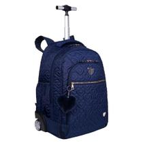 Mochila Carrinho Grande Crush Azul CAPRICHO Mochila Carrinho Grande Crush Azul CAPRICHO