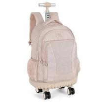 Mochila carrinho grande up 4 you poliéster rose - UP4YOU