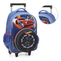 Mochila Carrinho Infantil Mattel ul Hotwheels Luxcel