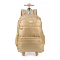 Mochila carrinho metalizado ouro/rose Up4you Luxcell