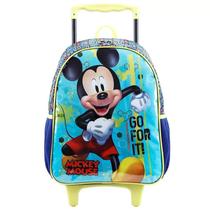 Mochila carrinho Mickey X2 16"