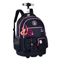 Mochila Carrinho ou Costas Luluca Juvenil Bolsa Escolar Premium Mochila Carrinho ou Costas Luluca Juvenil Bolsa Escolar Premium