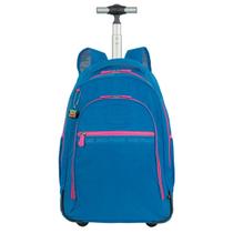 Mochila Carrinho Paul Frank T03 - Aquamarine, 2 Comp.