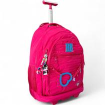 Mochila Carrinho Rebecca Bonbon RB Grande Rodinha Escolar