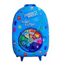 Mochila carrinho rodas tripla divertidamente roleta 3d maxtoy