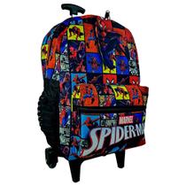 Mochila Carrinho Rodinha homem aranha TOP Mochila Carrinho Rodinha homem aranha TOP