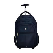 Mochila Carrinho Rodinhas Executiva Preta Para Notebook 60L Mochila Carrinho Rodinhas Executiva Preta Para Notebook 60L