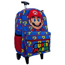 Mochila Carrinho Rodinhas Super mario bros