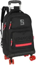 Mochila Carrinho Up4you Rodas de Skate 360 Preto MC49212