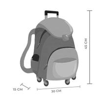 Mochila Carrinho Verde Kids Panda Bolso Frontal Luxcel