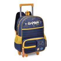 Mochila Carrinho Video Game Infantil Bolsa Escola Menino Gam