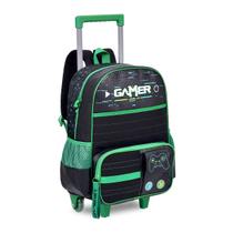 Mochila Carrinho Video Game Infantil Bolsa Escolar Meninos Gamer