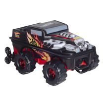 Mochila Carro Hotwheels Bone Monster Truck 3d Impermeável-