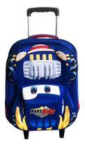 Mochila Carros Rodinhas Infantil Masculina Escolar G Mr4510