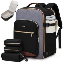 Mochila Carry on LOVEVOOK 50L para mulheres e homens com 3 cubos Mochila Carry on LOVEVOOK 50L para mulheres e homens com 3 cubos