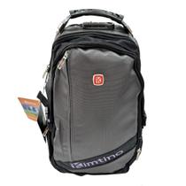 Mochila Casual 18" Notebook Trava Cadeado - Cinza - Kimtino