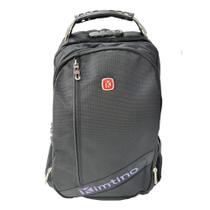 Mochila Casual 18" Notebook Trava Cadeado - Preto- Kimtino Mochila Casual 18" Notebook Trava Cadeado - Preto- Kimtino