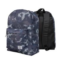 Mochila Casual Camuflada Juvenil Poliéster C/ Bolso Externo Convoy - Yins