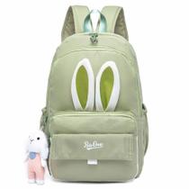 Mochila Casual Coelho Resistente Juvenil Escola