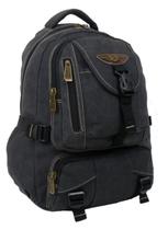 Mochila casual em lona resistente kvn unissex kv9701 Mochila casual em lona resistente kvn unissex kv9701