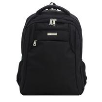 Mochila Casual em Poliéster para Notebook de 15 Polegadas - Modelo M-110 - Cor Preta Mochila Casual em Poliéster para Notebook de 15 Polegadas - Modelo M-110 - Cor Preta