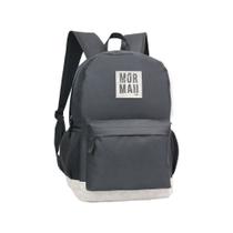 Mochila Casual Escolar Cinza Mormaii 20 Litros Mor-2712