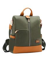 Mochila Casual Feminina Anti-furto - Twill Nylon - Chenson 8785337 Verde Musgo