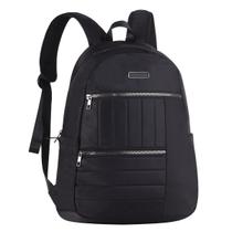 Mochila Casual Feminina com 6 Compartimentos Bolso Antifurto, Divisória para Notebook, Alça Carona e Design Confortável