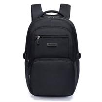 Mochila Casual Unissex Multifuncional Moderna Resistente Preta