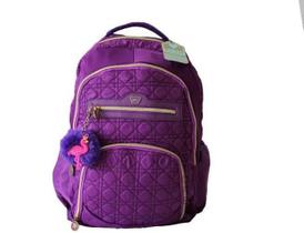 Mochila Chaveiro Pompom Flamingo M3968