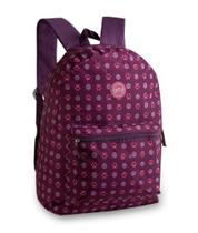 Mochila Clio Cross Costas Estampa Juvenil Casual Pegadas