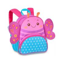 Mochila Clio Pets Borboleta Roxa CP24084D Pré-Escola