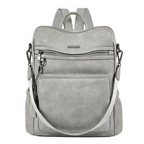 Mochila CLUCI para mulheres, couro, viagem, moda, grande