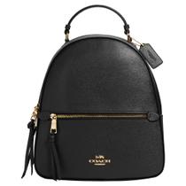 Mochila COACH Jordyn Black Crossgrain Leather