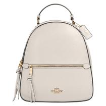 Mochila Coach Jordyn Chalk Crossgrain Leather