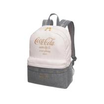 Mochila Coca-Cola New Play Cinza Branco Mochila Coca-Cola New Play Cinza Branco