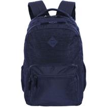 Mochila college crinkle 46cm azul