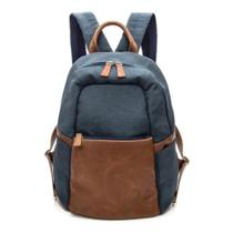 Mochila com Alças Reguláveis e Reforçadas em Couro Legítimo