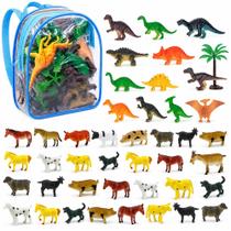 Mochila com Bichos kit com Animais + Mochila Animal Planet Original 45 Peças Mochila com Bichos kit com Animais + Mochila Animal Planet Original 45 Peças