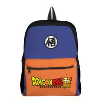 Mochila com bolso Escolar Infantil Avulso Menino Dragon Ball