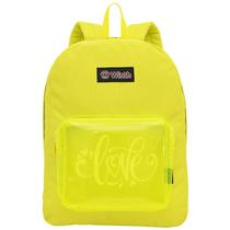 Mochila com bolso transparente Mochila com bolso transparente