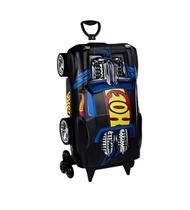 Mochila Com Carrinho 3d Hotwheels Night Shifter Preto Rodinha Tripla 2500CM20
