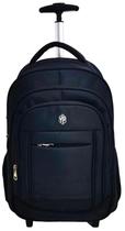 Mochila Com Carrinho e Rodinhas Para Notebook Preta Mn4154 Mochila Com Carrinho e Rodinhas Para Notebook Preta Mn4154