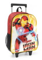 Mochila com Carrinho Infantil Homem de Ferro - IC38072AG - AVENGERS