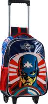 Mochila Com Carrinho Masculina Capitão América Hero Mim6358-c Mochila Com Carrinho Masculina Capitao America Hero Mim6358-c