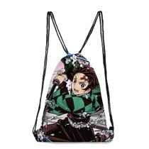 Mochila com cordão Anime Demons Slayers Kamado Tanjirou 3D