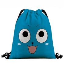 Mochila com cordão Anime Fairys Tails com impressão 3D para crianças