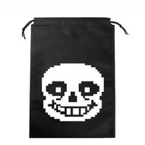 Mochila com cordão Anime Undertale com impressão 3D para crianças